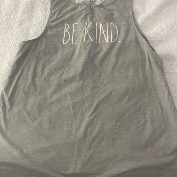 Rae Dunn Light Gray Tank Top - Picture 6 of 8